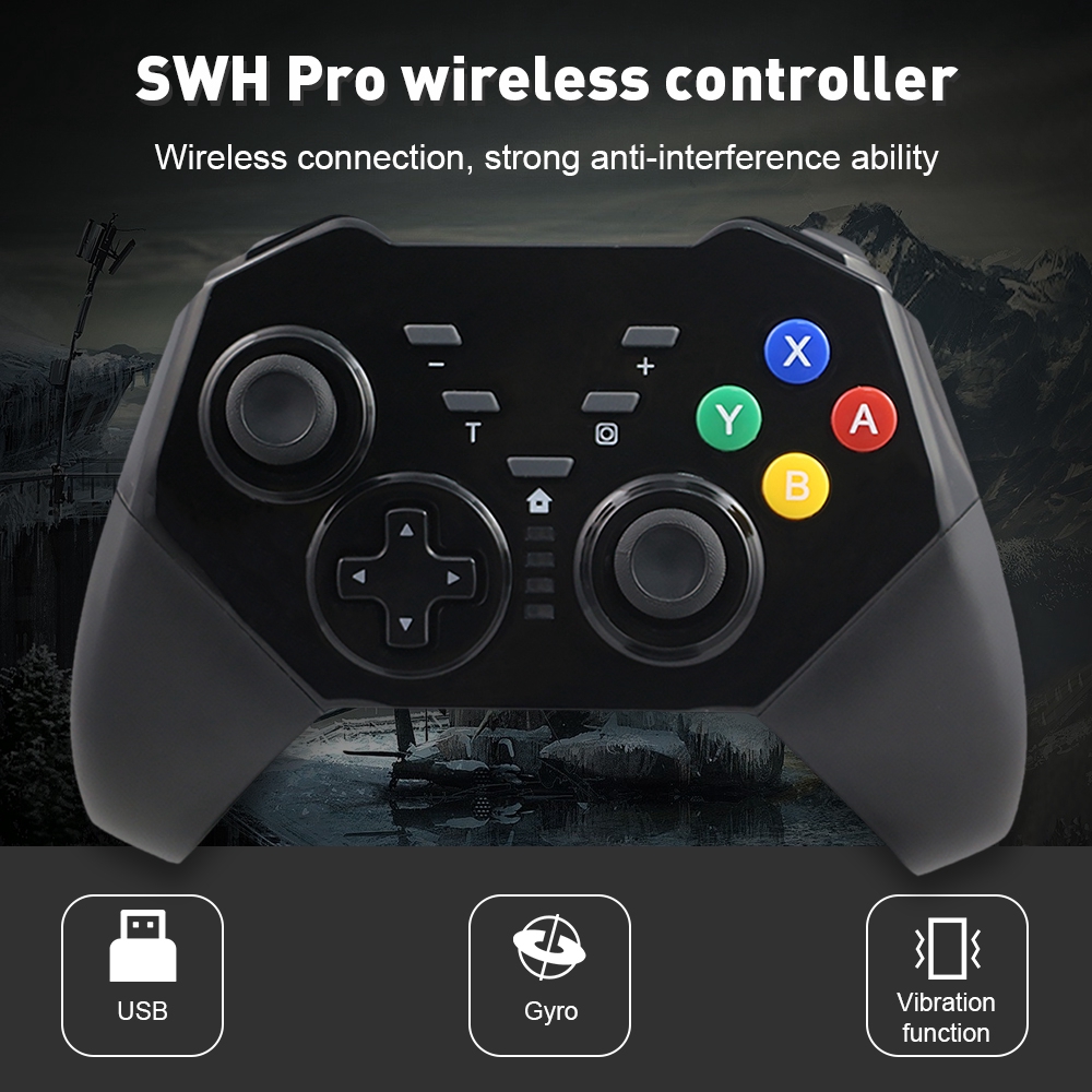 Tay cầm chơi game không dây kết nối Bluetooth dành cho các dòng game trên hệ máy PC