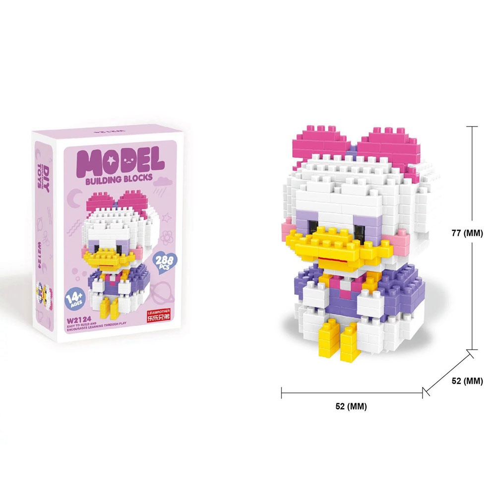 Đồ chơi lắp ráp mô hình 3D DIY hình hoạt hình đáng yêu