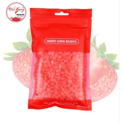 (Free que gỗ) Sáp wax lông nóng dạng hạt đậu Viên Hard Wax Beans 100g  vỏ mới