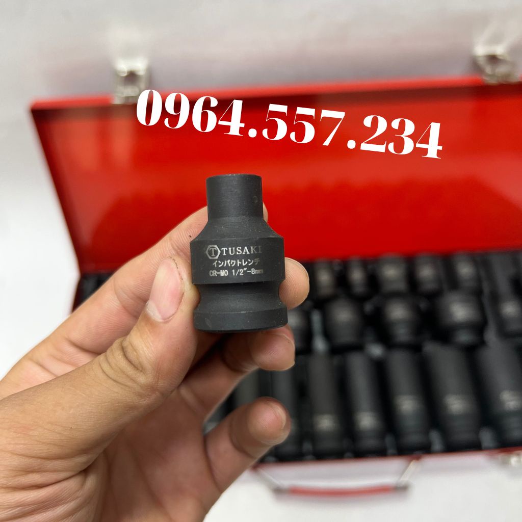 Bộ tuýp mở bulong, bộ khẩu 1/2 inch thép CR-MO 35 chi tiết