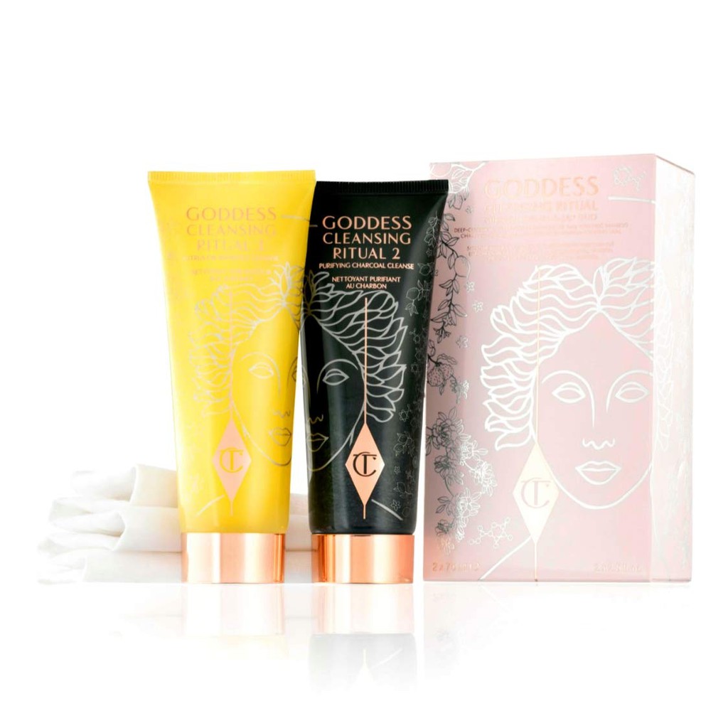 Charlotte Tilbury - Set 2 Món Dưỡng Da Charlotte Tilbury Goddess Cleansing Ritual Duo