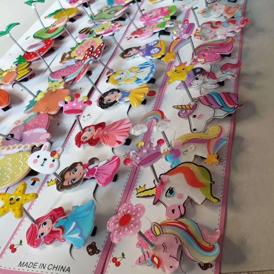 KẸP MỎ VỊT THÚ NHÚNG CHO BÉ GÁI