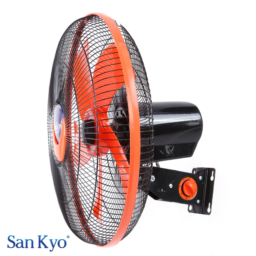 Quạt Treo Tường Công Nghiệp B4 2 Dây Sankyo - Động Cơ Motor Dây Đồng - Cỡ Lớn 16 Inch