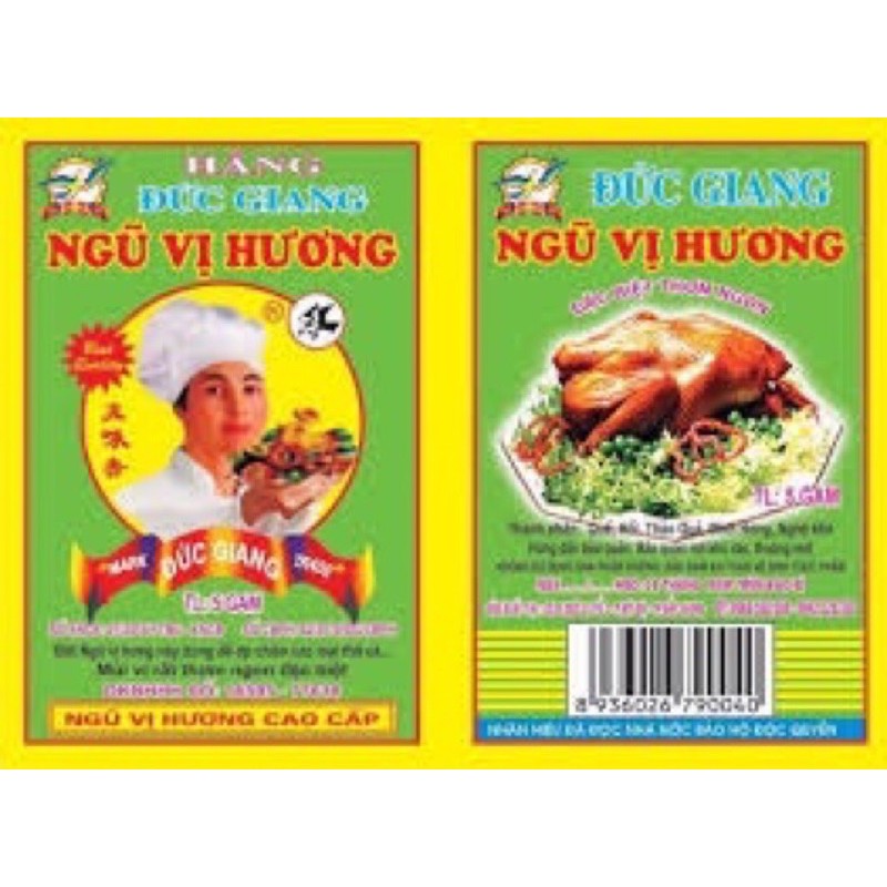 COMBO 10 GÓI BỘT GIA VỊ NGŨ VỊ HƯƠNG ĐỨC GIANG VÀ HOÀNG THỊNH