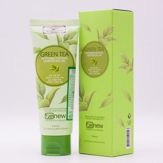 Kem tẩy da chết trà xanh ngừa mụn trắng da Benew  Peeling Geo Green Tea Hàn 120ml/Hộp
