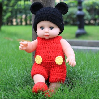 Búp Bê Silicon Em Bé Trai Mắt 4D - Cao 30cm