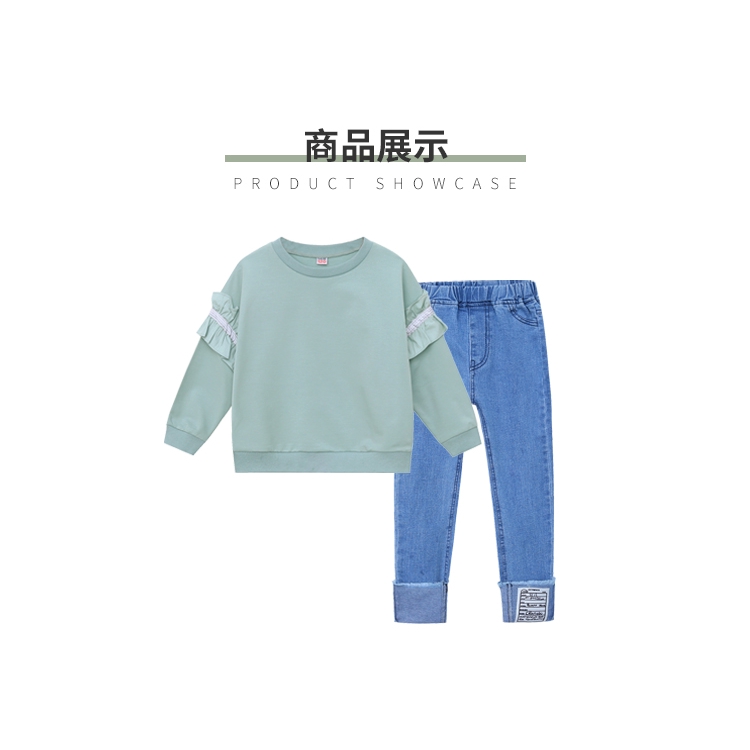 Set of clothes + spring autumn Korean style fashion pants for girls