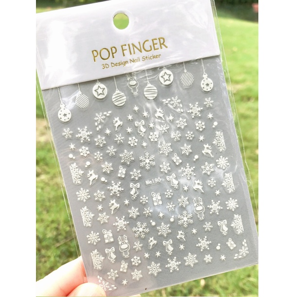 STICKER TRANG TRÍ NOEN HOA TUYẾT