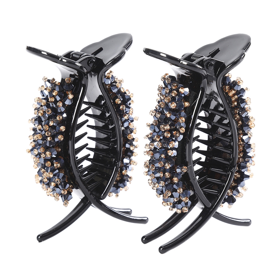 Kẹp trang trí họa tiết hoa đính đá hợp thời trang cho nữ