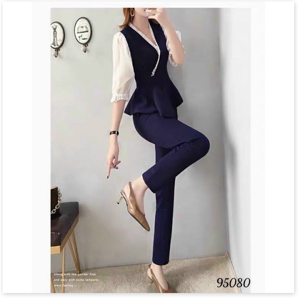 SET BỘ ĐỒ NỮ CỐNG SỞ CỰC XINH , TÔN DÁNG CHO CÁC CHỊ EM KHANH AN FASHION