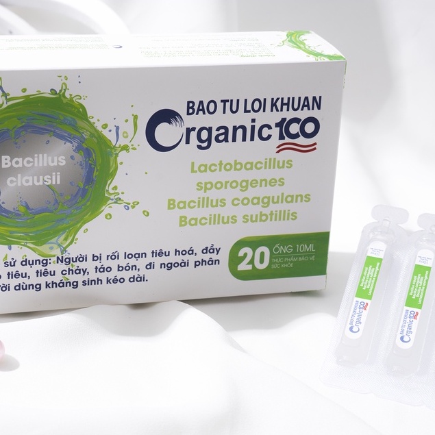 Bào tử lợi khuẩn Organic100 giúp tăng cường, cân bằng hệ tiêu hóa 200g