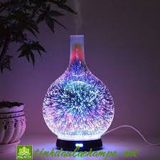 Máy khuếch tán 3d hình pháo hoa trái tim, đèn chuyển động đẹp thích hợp làm quà tặng