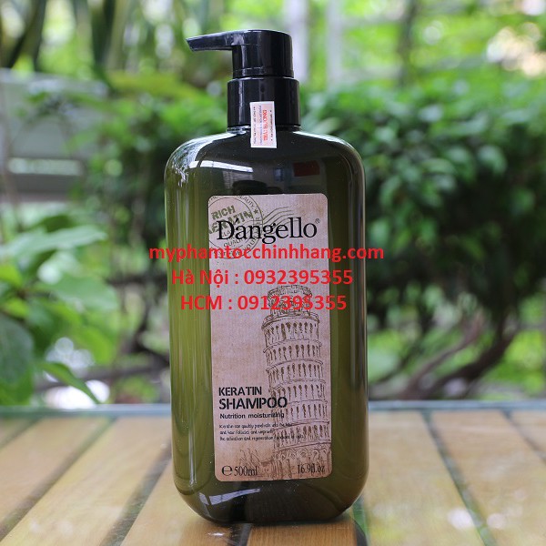 (CHÍNH HÃNG 100%  CÔNG TY THÁI HƯƠNG) Dầu gội xả siêu mượt D'angello keratin 500ml