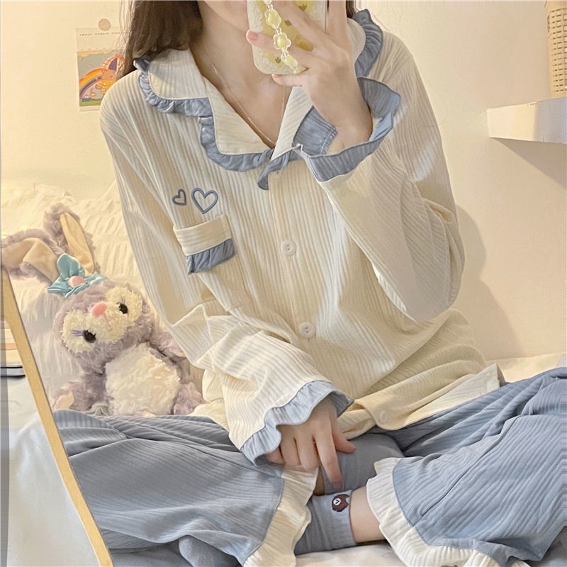 ❤️❤️ Bộ Đồ Ngủ Tay Dài Mỏng Phong Cách Mới 2023