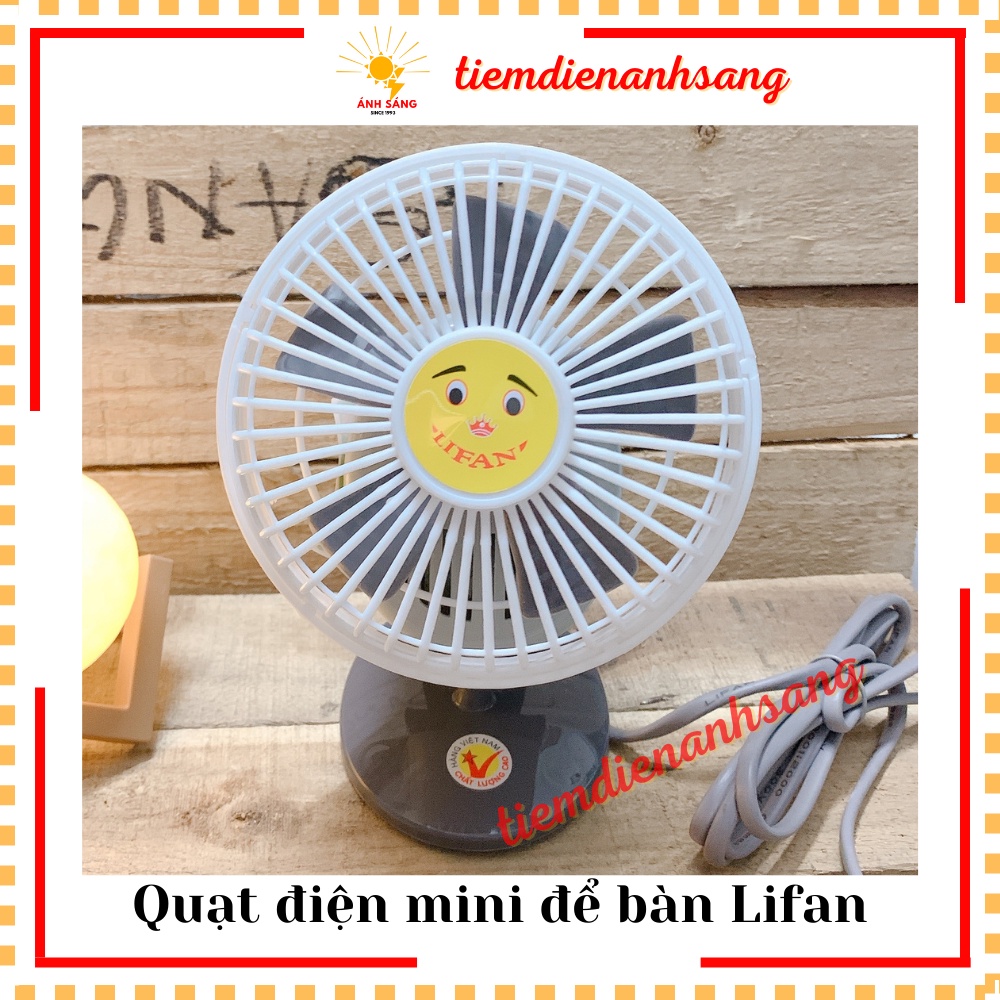 Quạt mini để bàn LIFAN  bảo hành 12 tháng | Tiệm điện Ánh Sáng
