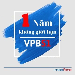 [VPB51]SIM 4G VÔ CỰC - KHÔNG GIỚI HẠN DUNG LƯỢNG - MAX BĂNG THÔNG TỐC ĐỘ CAO - TRỌN GÓI 12 THÁNG!