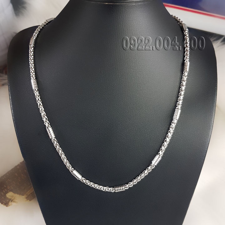 Dây chuyền nam bảng tròn DZ1848.