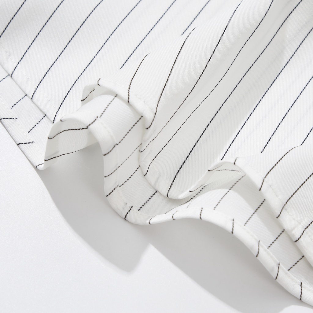 Áo Sơ Mi Cộc Tay Nam Kẻ ATINO Vải Cotton mềm mịn thoáng mát Form Regular SM4.4999