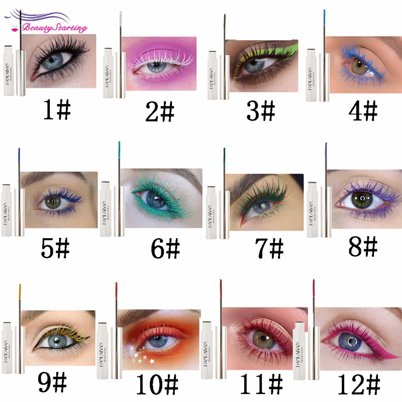[Hàng mới về] Mascara không thấm nước làm cong và dài mi quyến rũ 12 màu sắc chọn lựa | BigBuy360 - bigbuy360.vn
