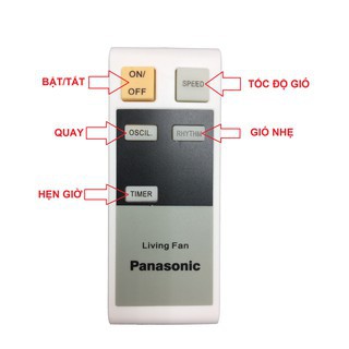 Điều khiển (remote) Quạt treo tường, quạt cây Panasonic