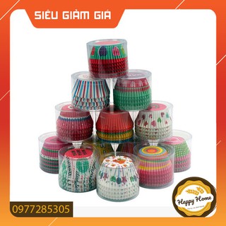 Giấy mềm lót bánh Cupcake, Mufin  set 100 cái HÀNG MỚI