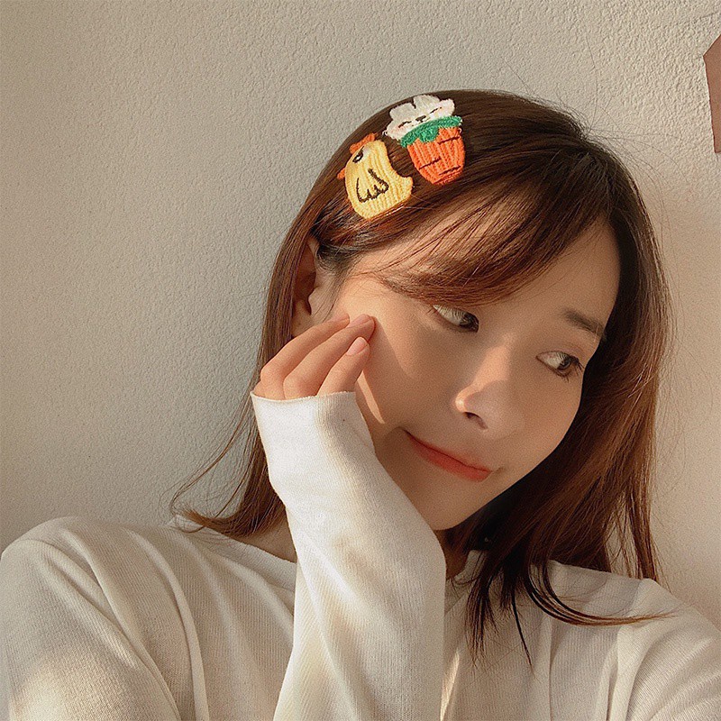 Kẹp Tóc Hàn Quốc Hình Thỏ Dễ Thương Cho Bé Gái