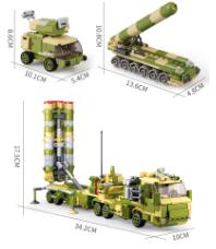 713PCS Lego military Compatible building blocks 6in1 children Missile launcher Technic kids Education boys Toys Creativity Gift LEGOS Building block