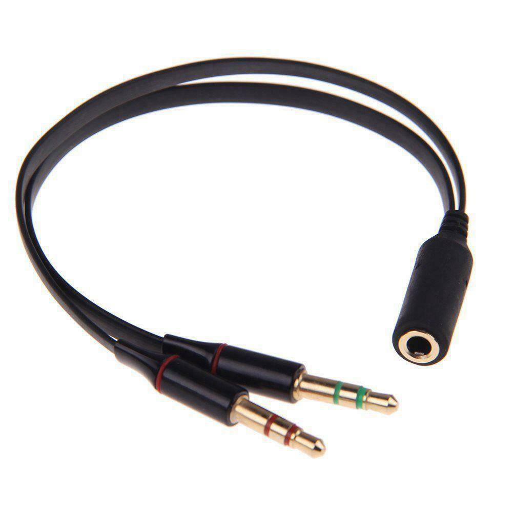 Dây Cáp Âm Thanh Chữ Y Chuyển Đổi Từ Ổ Cắm 3.5mm Sang 2 Đầu Cắm Cho Pc P2T1 | BigBuy360 - bigbuy360.vn