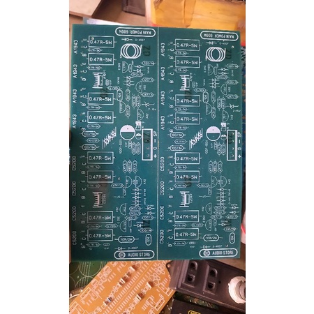 PCB công suất âm ly 12 sò 1 cặp