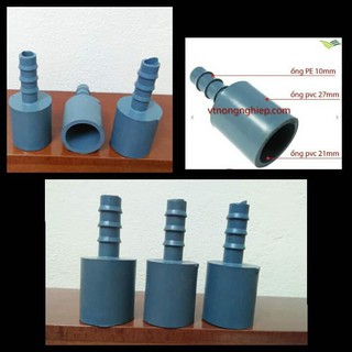 cút nối ống nước 21-27- đuôi 10 ly