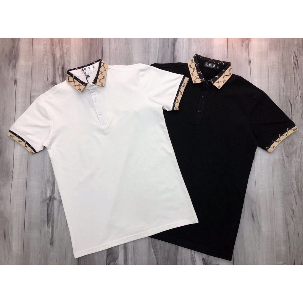 Áo polo nam ngắn tay có cổ chất liệu cotton 100%