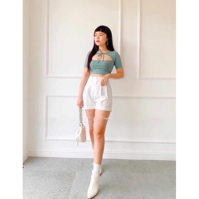 quần short nữ gập gấu dễ thương 143