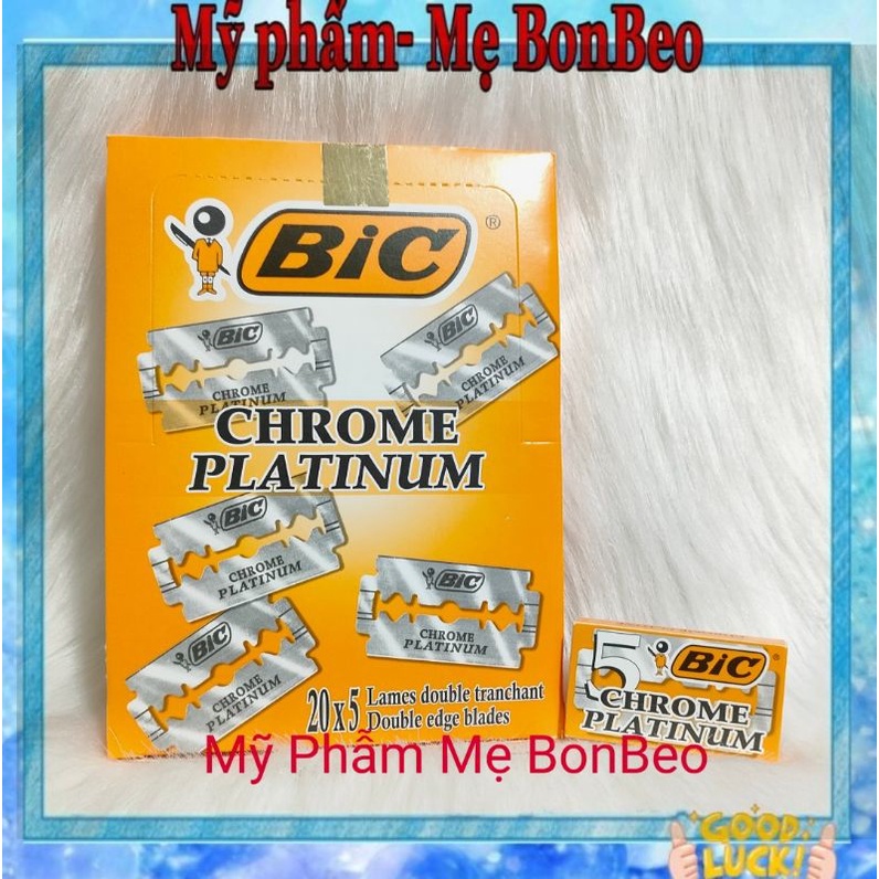 (Siêu rẻ) Hộp 5 lưỡi dao lam BiC-siêu bén