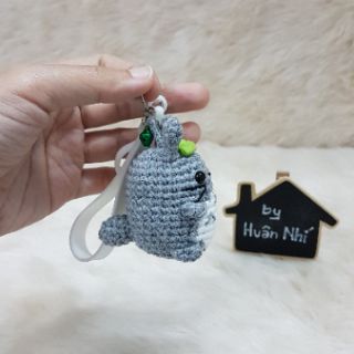 Móc khóa thú len handmade - Totoro
