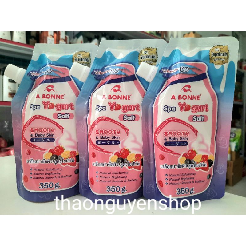 Muối tắm A Bonné Spa Yagurt Salt 300gr- Hàng chính hãng