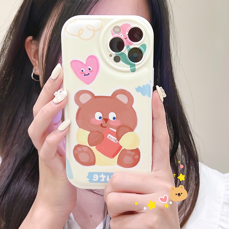 Ốp lưng iphone Ốp Điện Thoại Silicon Trong Suốt Chống Sốc In Hình Hoạt Hình Cho iPhone 11 Pro Max 13 Pro Max 12 Pro Max 7Plus xr XS Max Dinuo case