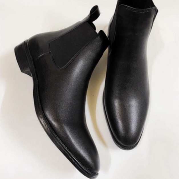 Giày Chelsea Boot Nam da bò nguyên tấm