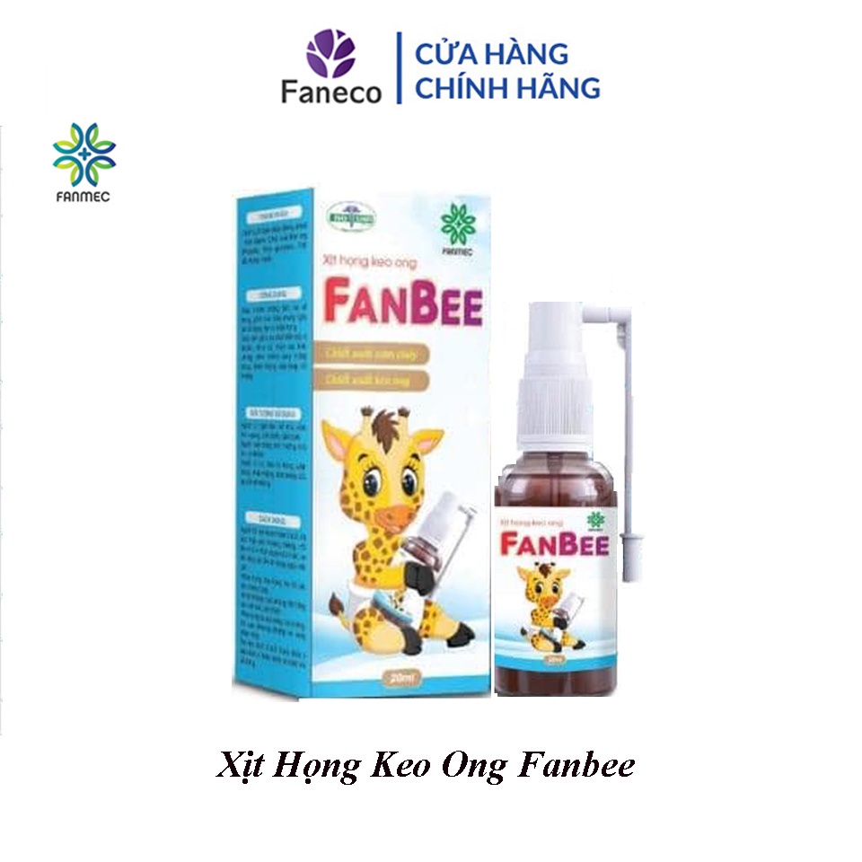 Xịt Họng Keo Ong Fanbee - Xóa Tan Ngạt Mũi,Cảm Lạnh,Cảm Cúm - Chính hãng