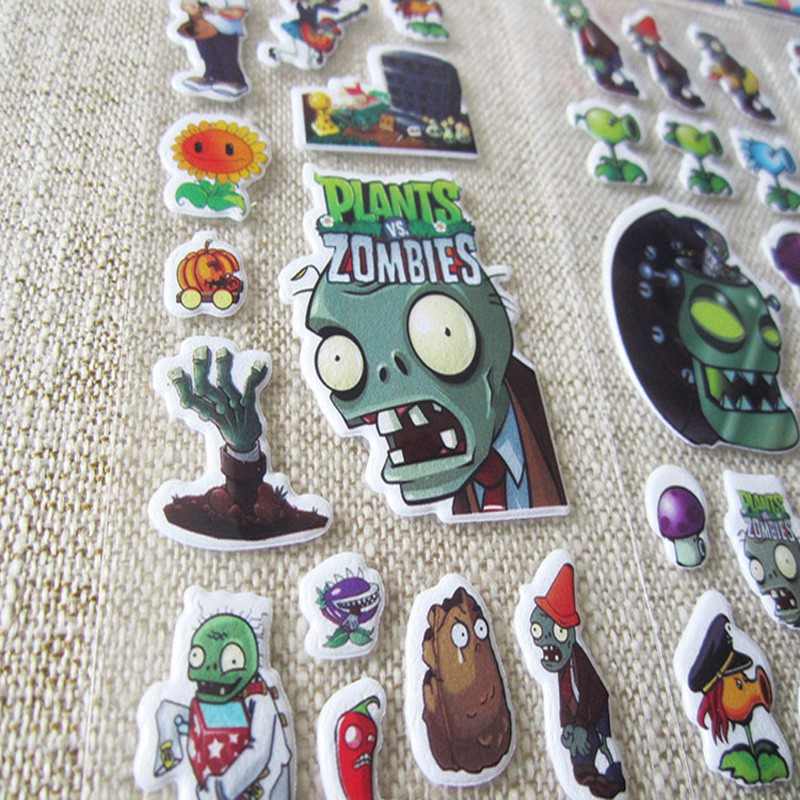 Set Sticker Dán Trang Trí Hình Game Plant Vs Zoombies | BigBuy360 - bigbuy360.vn