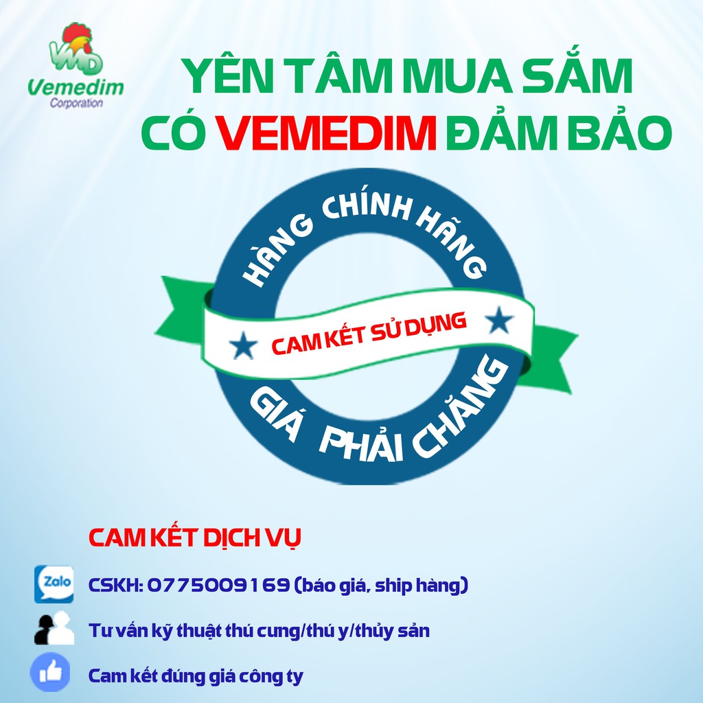 Vemedim Fronil-extra thuốc trị ve, rận cao cấp cho chó từ 10kg-20kg, 1 hộp 3 tuýp 1.34ml