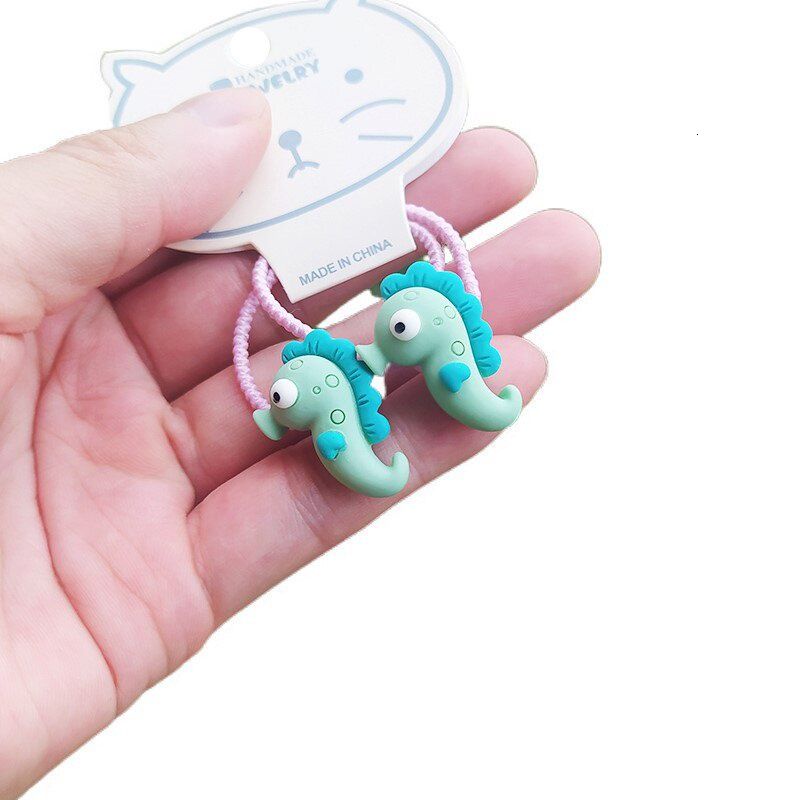 Set 2 Dây Cột Tóc Hình Bạch Tuộc Dễ Thương Cho Bé Gái