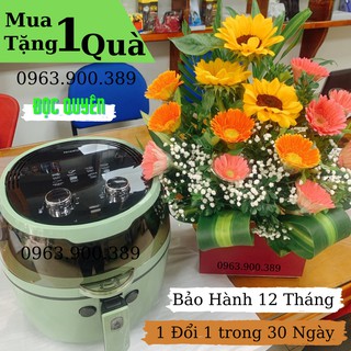 [CHÍNH HÃNG NHẬT] Nồi Chiên Không Dầu NINE SHIELD 8L-Nồi Nướng Cơ + Nồi Điện Tử - BH 12 Tháng- 1 đổi 1