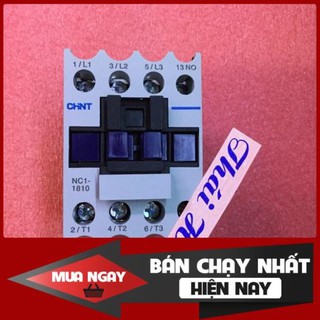Khởi động từ 3 pha chint nc1-1810 /220 v chính hãng