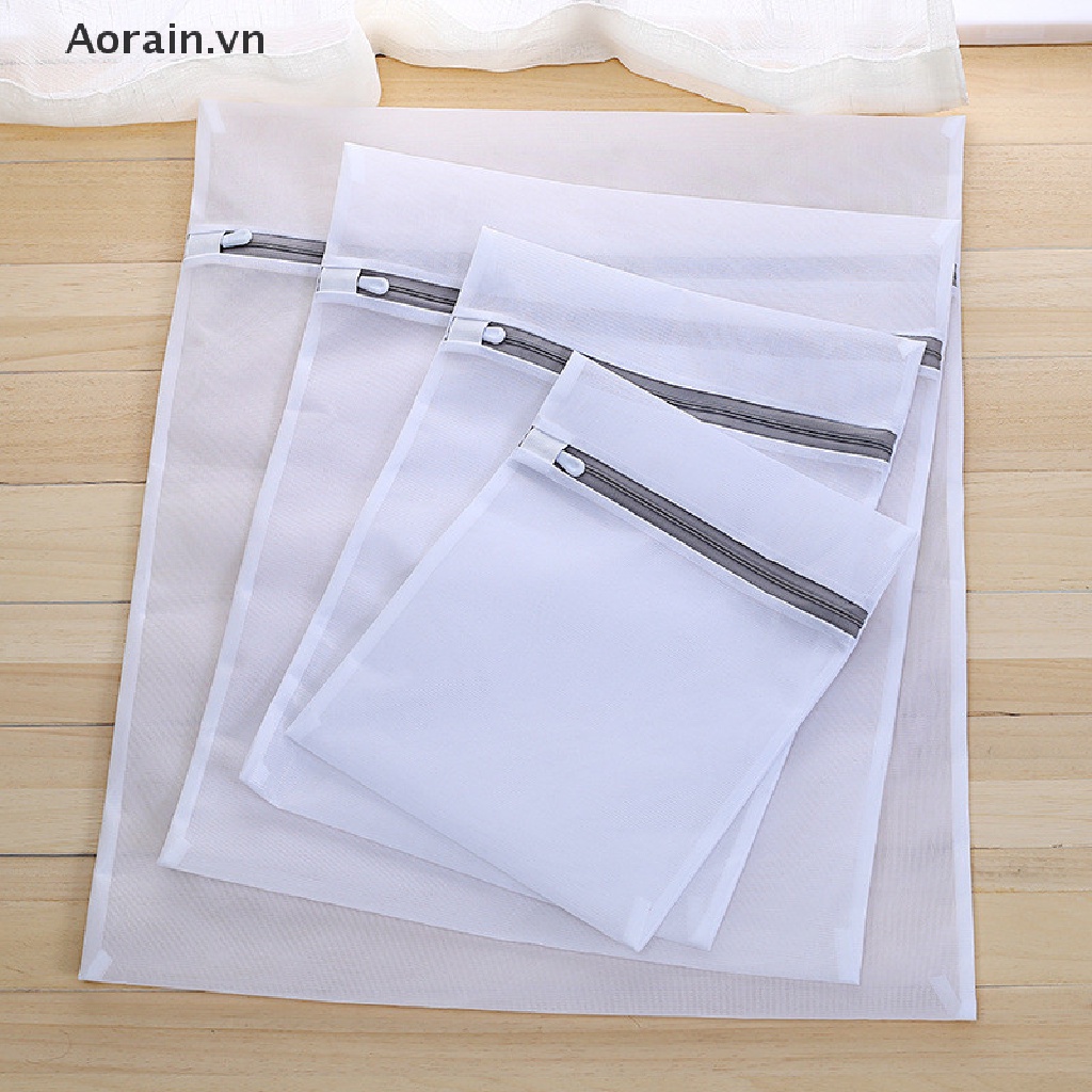 Túi Lưới Khóa Kéo Đựng Đồ Giặt Tiện Lợi