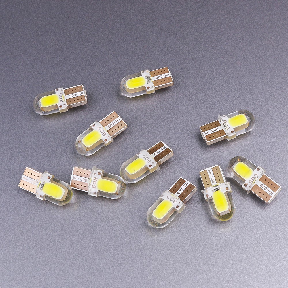 1 Bóng Đèn LED W5W T10 LED 8SMD COB 194 Cho Xe Hơi Xe Tải