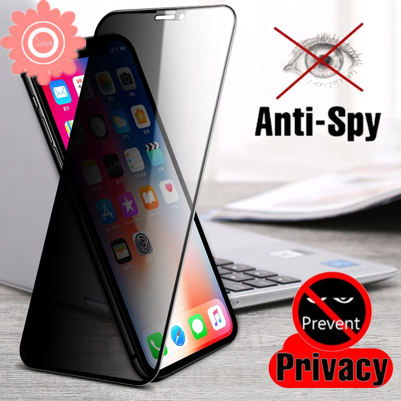 Kính Cường Lực Chống Trộm Cho iphone 12 11 13 14 15 pro max xs xr x iphone12 11 pro max 7 8 6 plus se 2020