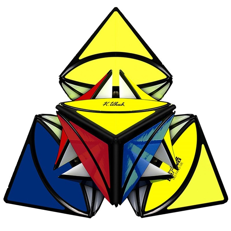 ✔️✔️ QiYi Coin Tetrahedron / Coin Pyraminx rubik Biến thể 4 mặt CAO CẤP giá rẻ