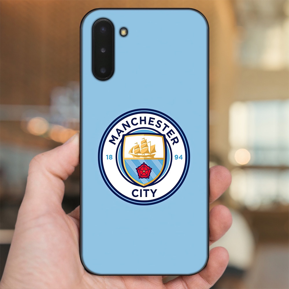 Ốp lưng Samsung Note 10 viền đen in hình Manchester City MC