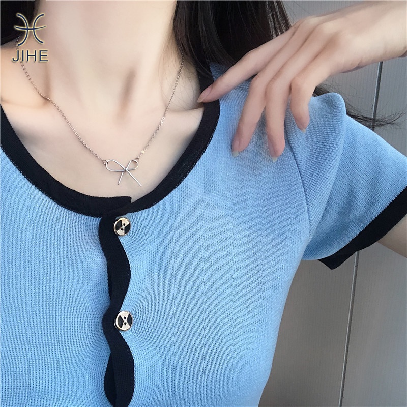 Vòng Cổ Ren Thiết Kế Đơn Giản Cá Tính Phong Cách Nhật Hàn
