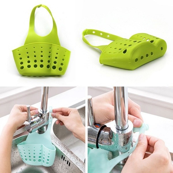 A085_Giỏ Treo Đựng Dụng Cụ Rửa Chén Đa Năng